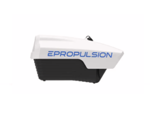 Biminitop efloot loungeboot elektrisch varen elektrische loungeboot epropulsion rvs biminitop Zwemtrap swimmingdeck epropulsion elektrische buitenboord motor3